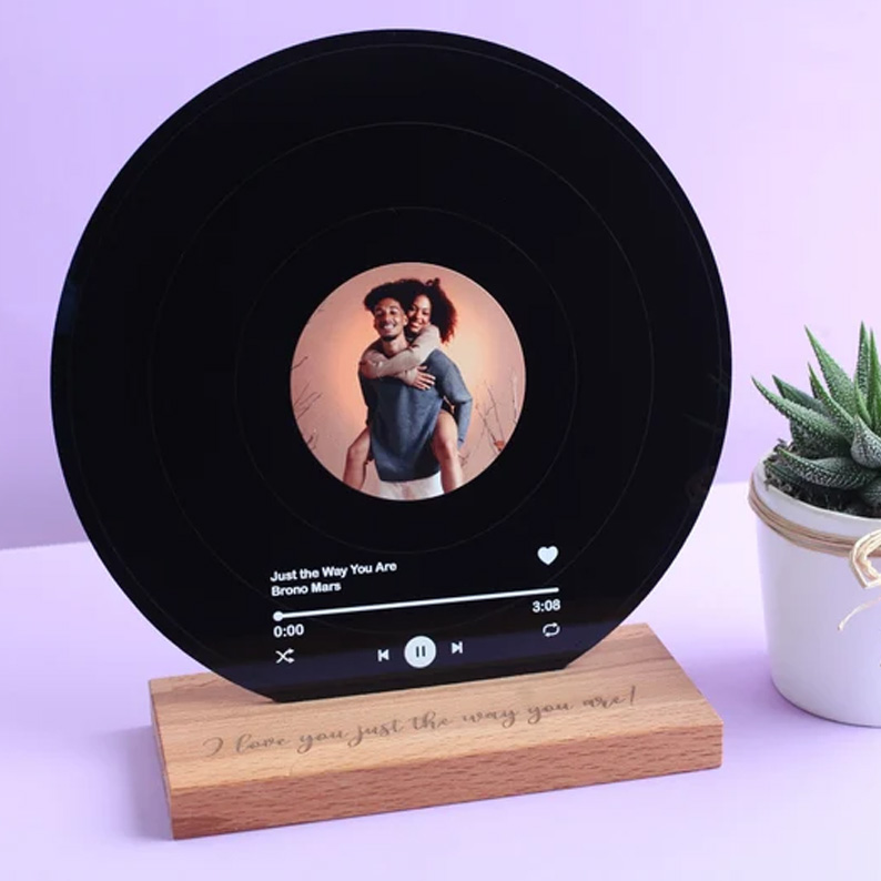 personalised record player wedding etsy