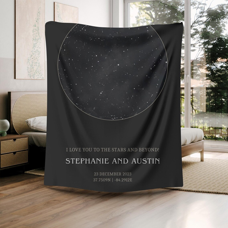 Star map blanket