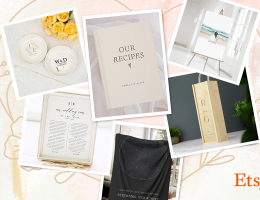 Unique Etsy Wedding Gifts in The Holiday Hub