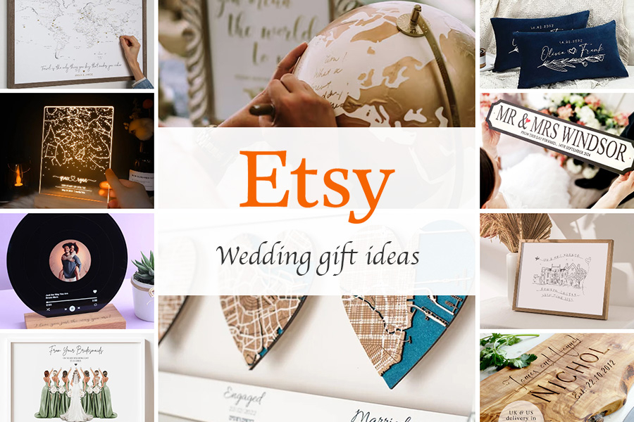Handpicked Etsy Wedding Gifts for Couples Getting Married in 2024